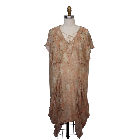 By Malene Birger Romantic Silk Chiffon Dress - Picture 8 of 12